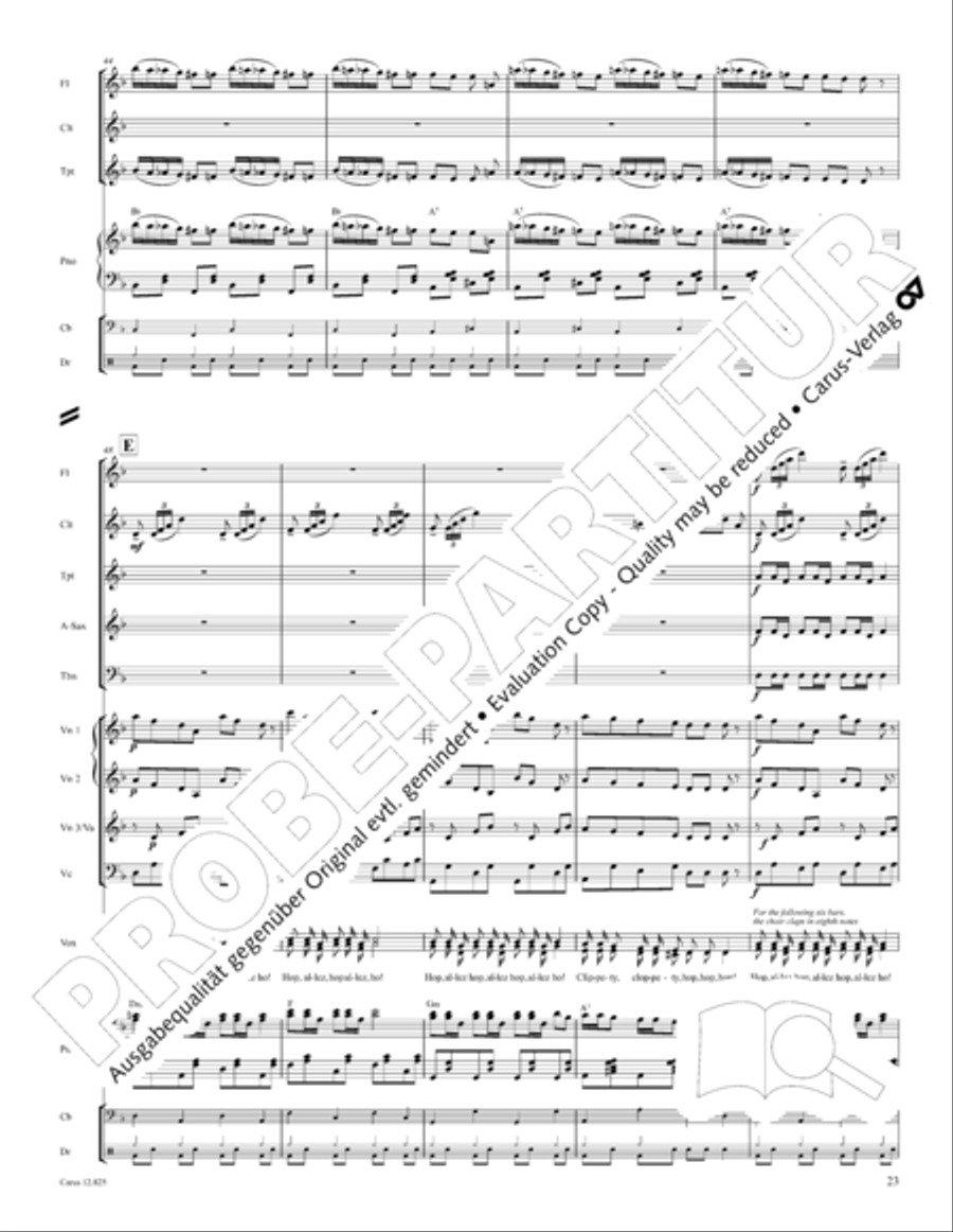 Circus Allegro Circus Allegro Choir scores gallery preview page 24