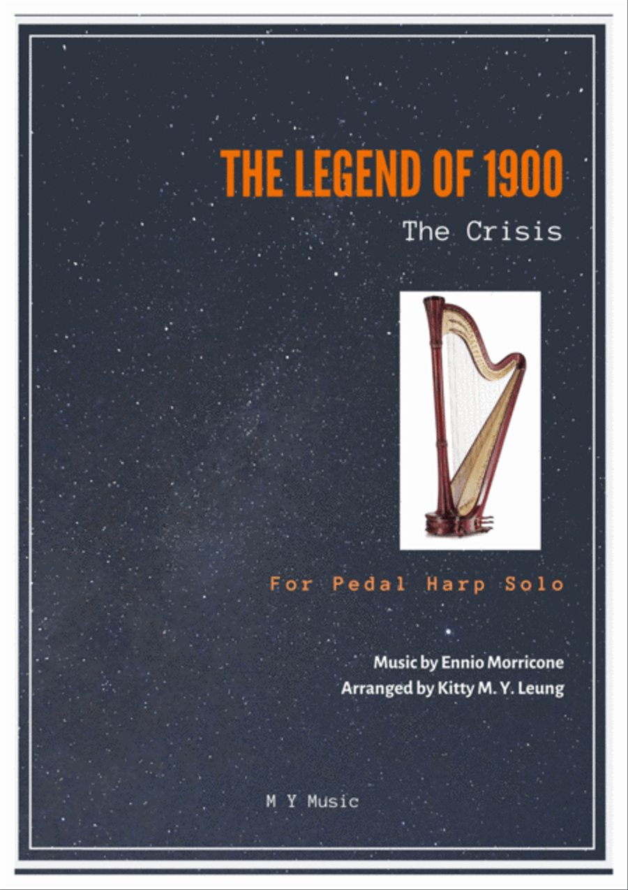 The Crisis from THE LEGEND OF 1900 Harp scores gallery preview page 1
