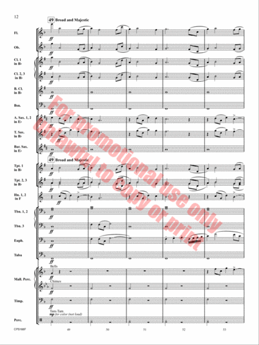 To Be Found To Be Found Concert Band scores gallery preview page 13
