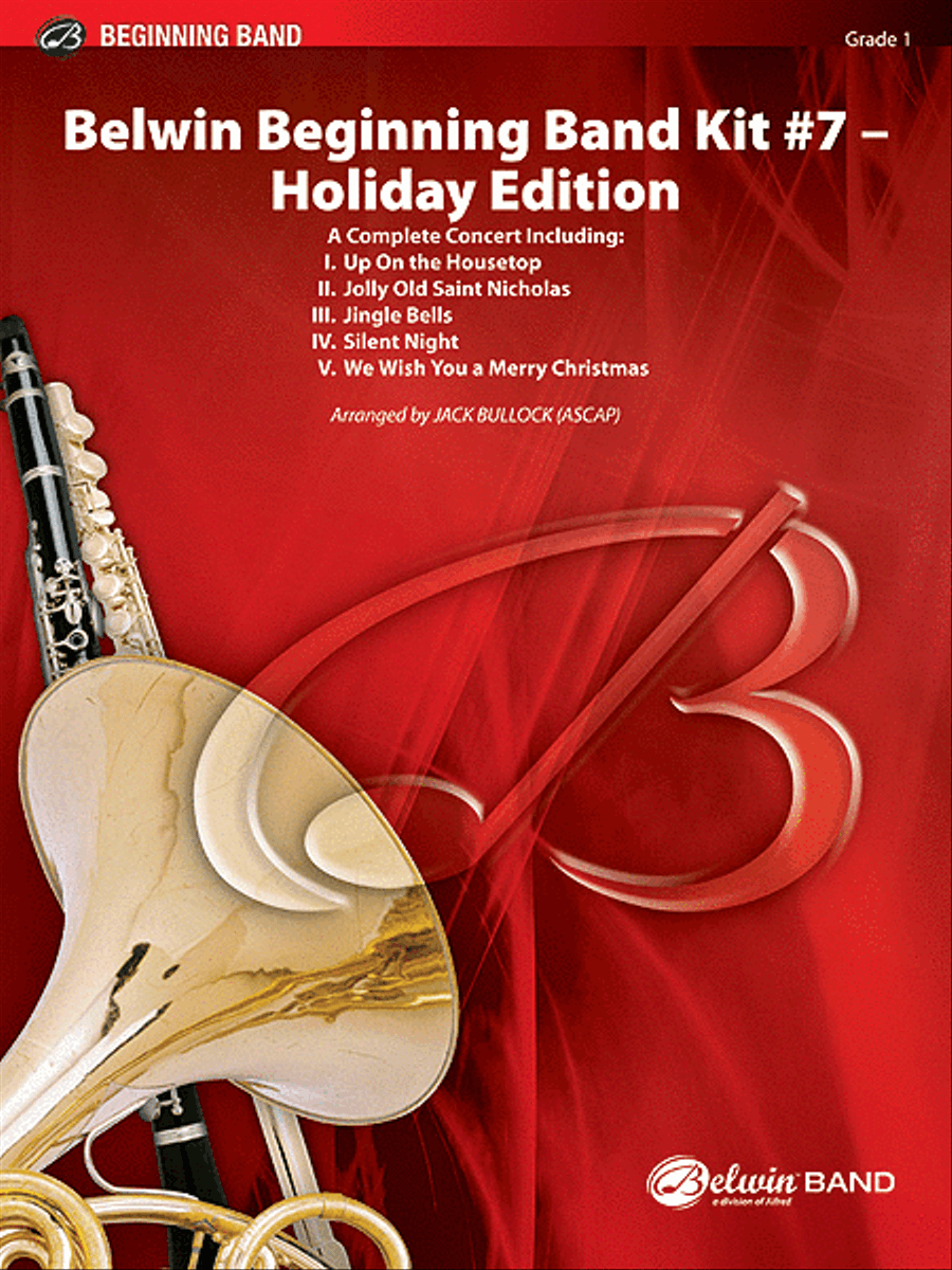 Belwin Beginning Band Kit #7: Holiday Edition Concert Band scores gallery preview page 1