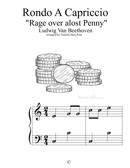 "Rage over a Lost Penny" Rondo A Capriccio image number null