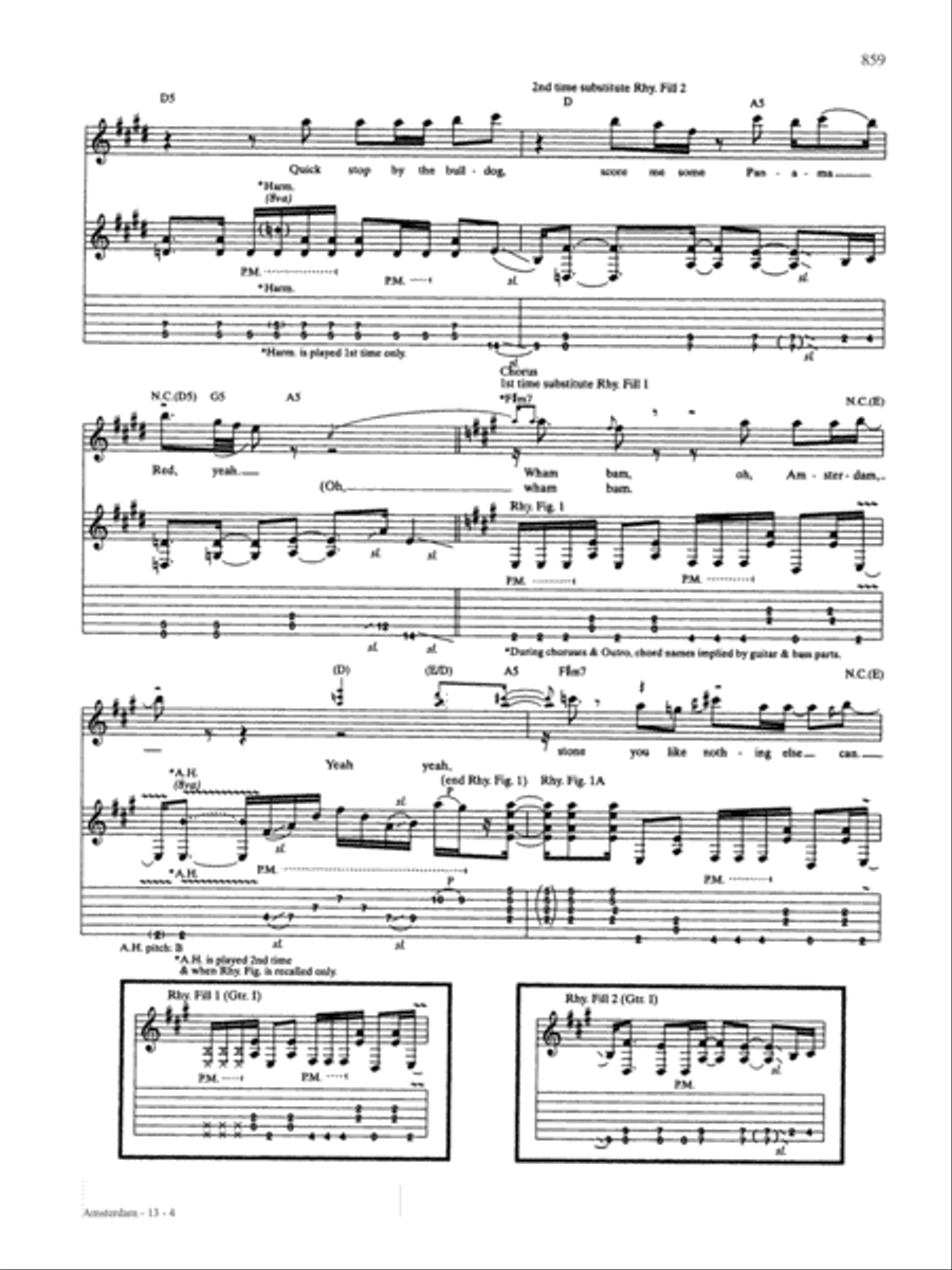 Amsterdam Guitar Tablature scores gallery preview page 4