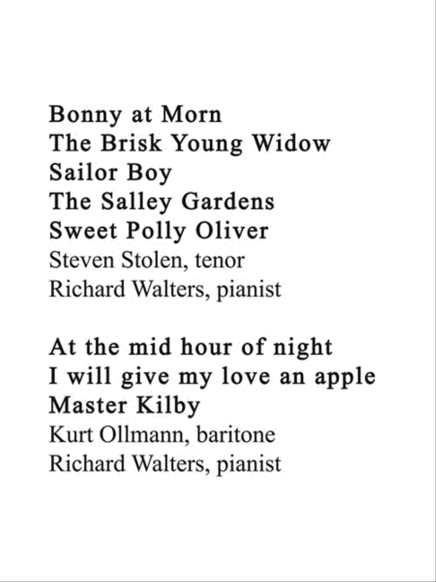 Complete Folksong Arrangements