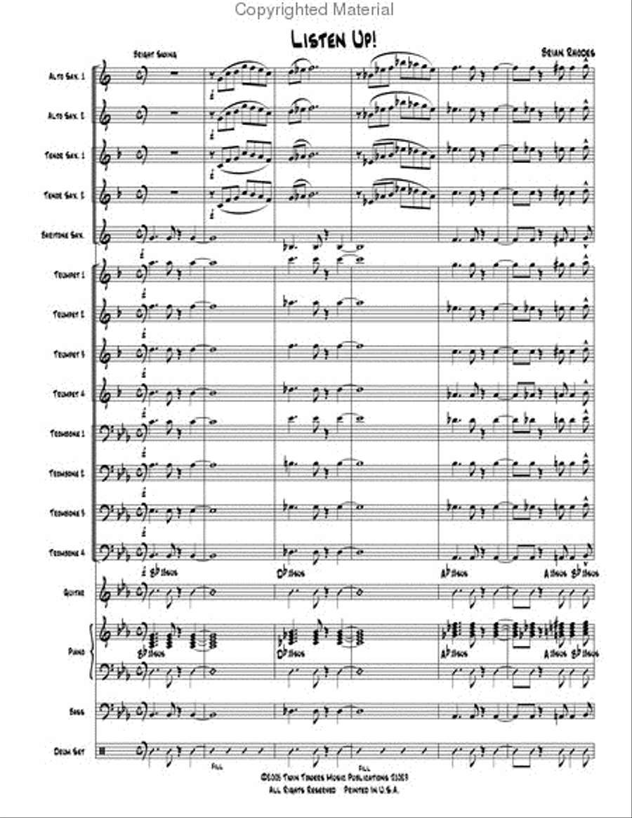Listen Up Listen Up Jazz Ensemble scores gallery preview page 3