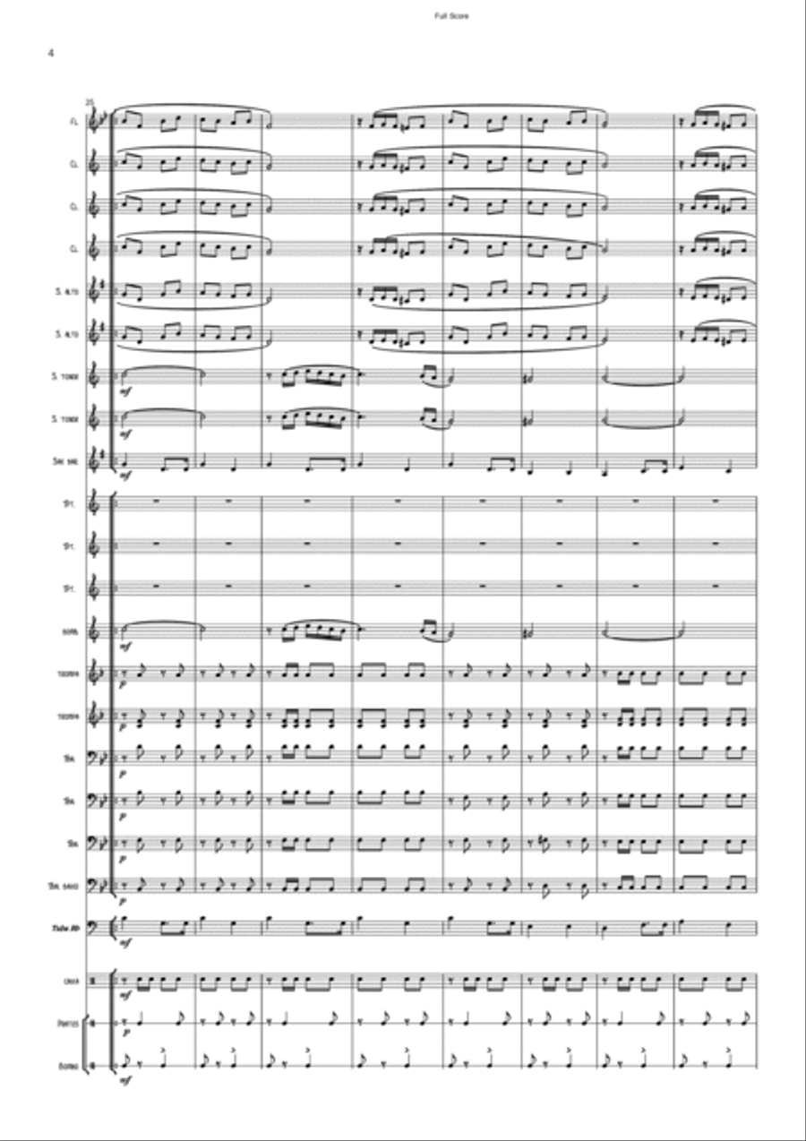 Dobrado SEVERINO ALEIXO DA SILVA Concert Band scores gallery preview page 6