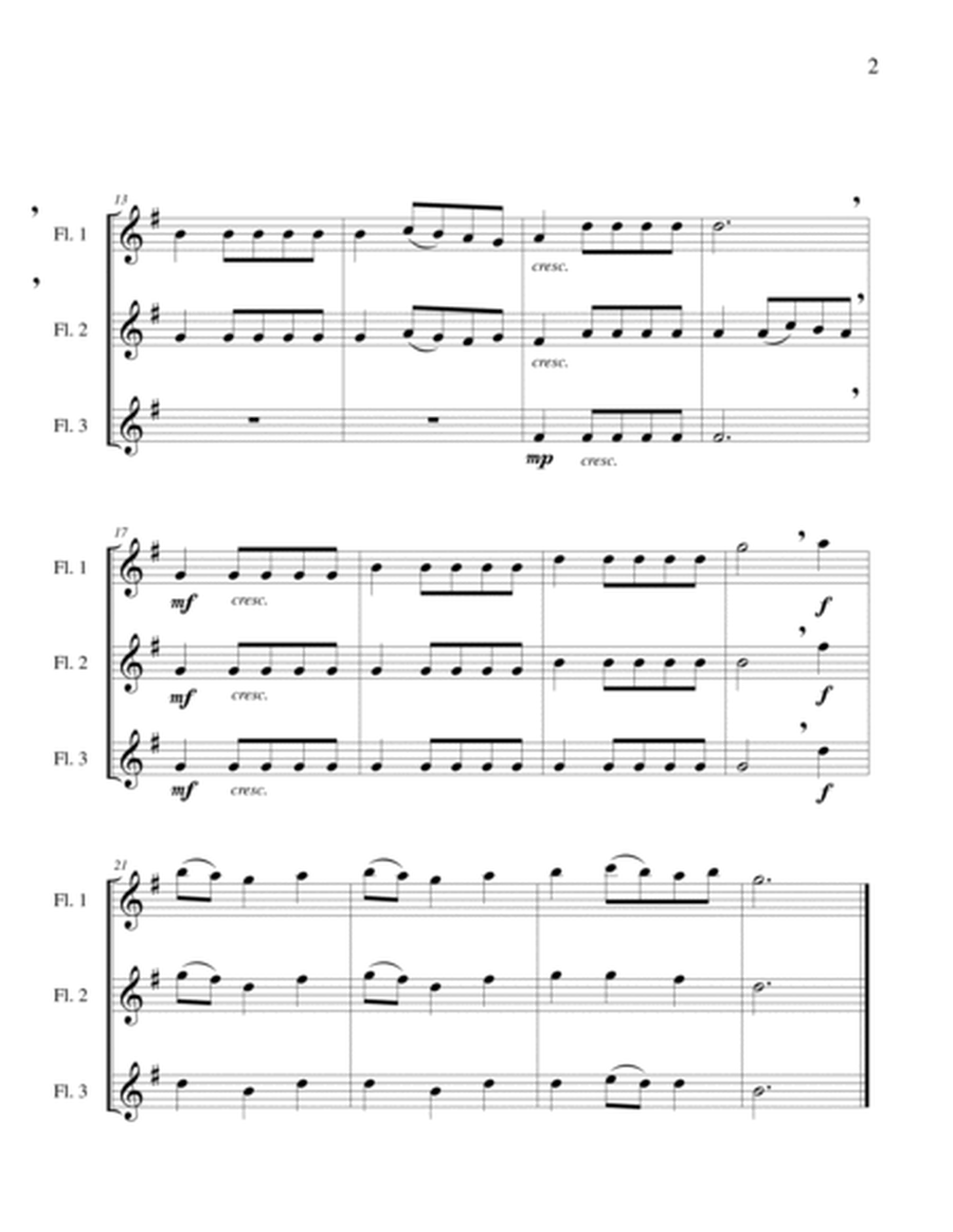 Fanfare Minuet - Flute Trio image number null