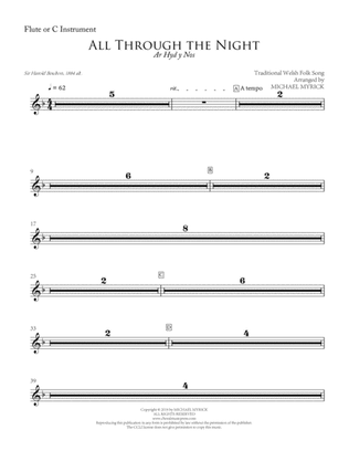 All Through the Night - INSTRUMENT PARTS