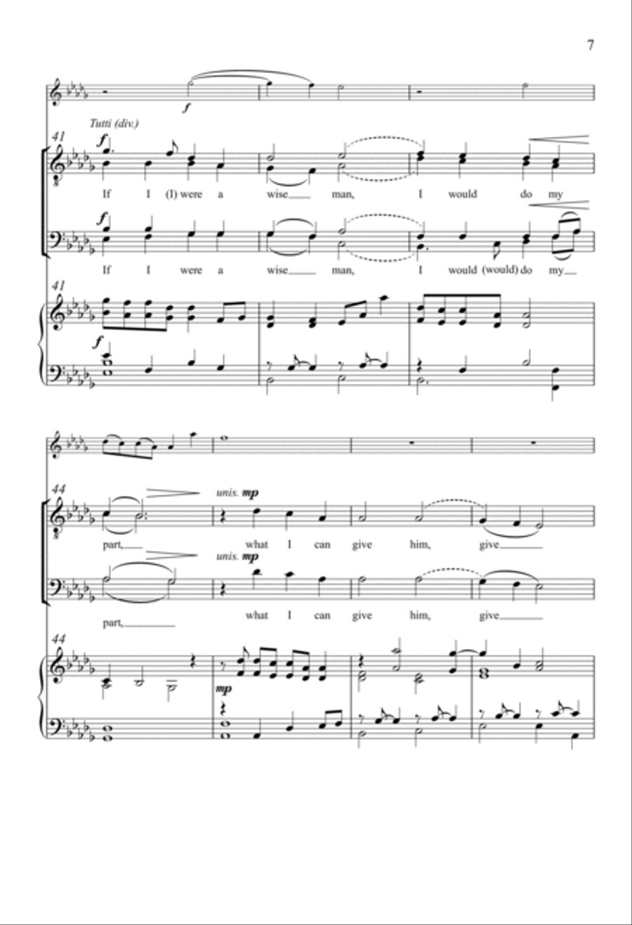 In The Bleak Midwinter In The Bleak Midwinter TTBB scores gallery preview page 6