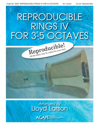 Book cover for Reproducible Rings for 3-5 Octaves, Vol. 4