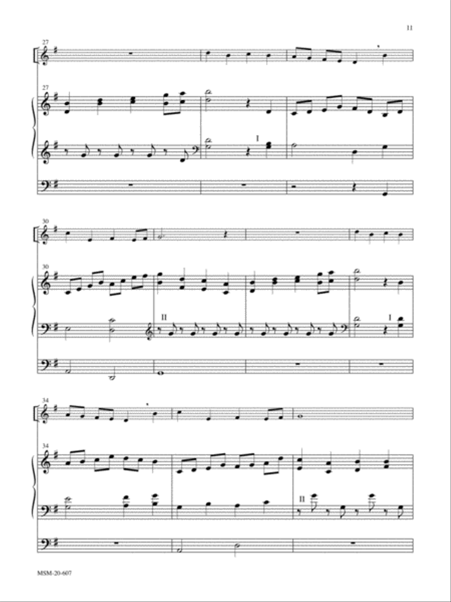 All Things Bright and Beautiful Trumpet scores gallery preview page 4