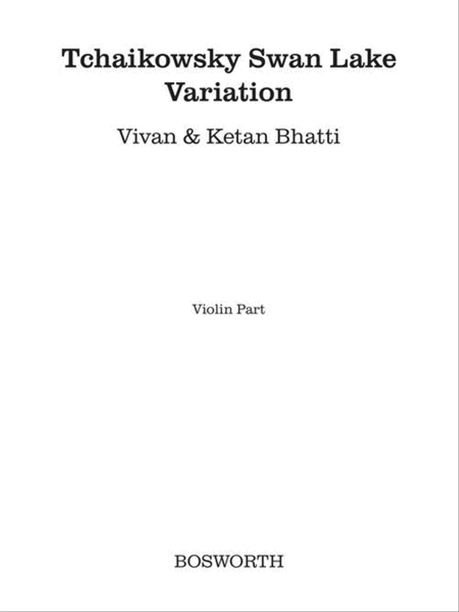 Tchaikovsky Swan Lake Variation (after Scene Moderato, Op. 20) Violin Solo scores gallery preview page 3