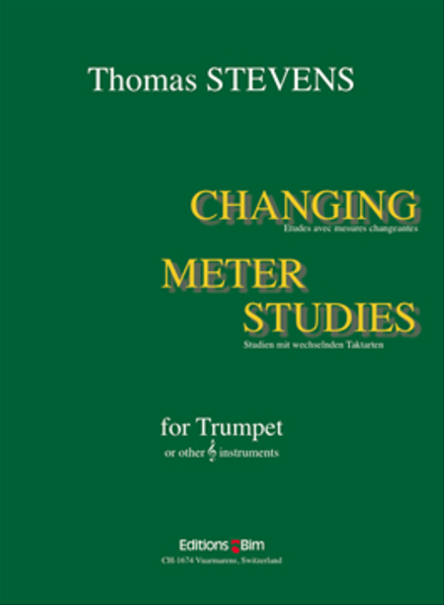 Changing Meter Studies Trumpet Solo scores gallery preview page 1