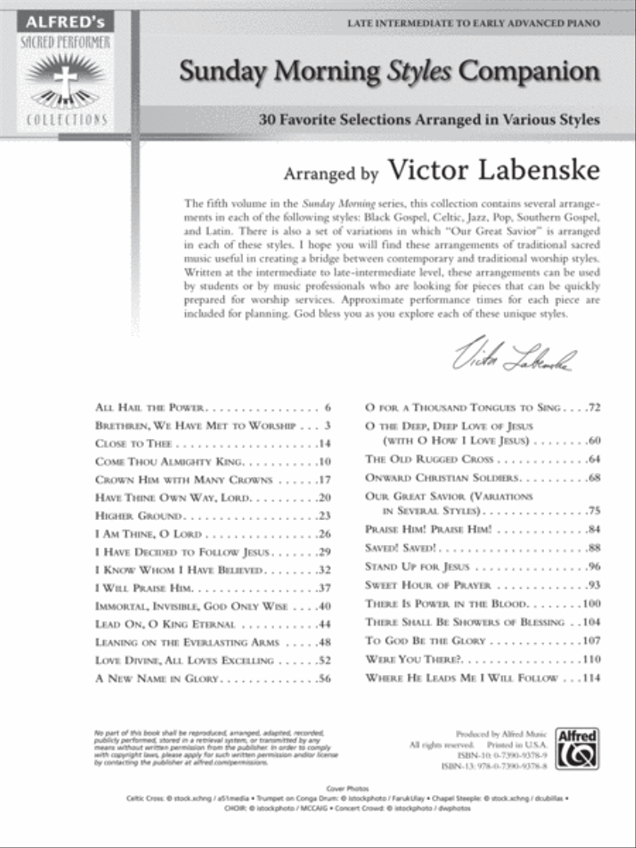 Sunday Morning Styles Companion Piano Solo scores gallery preview page 2