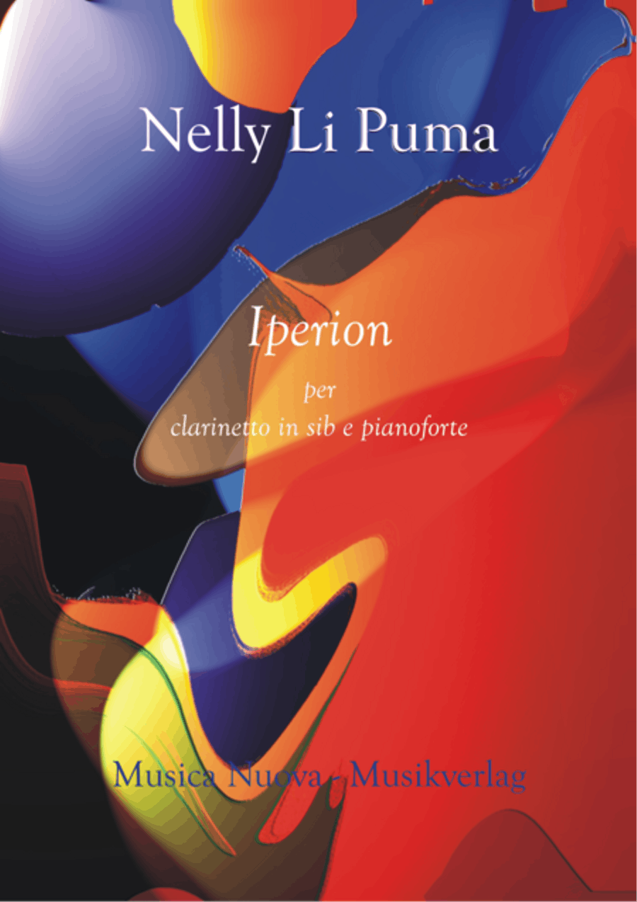 Iperion for clarinet and piano Clarinet Solo scores gallery preview page 1