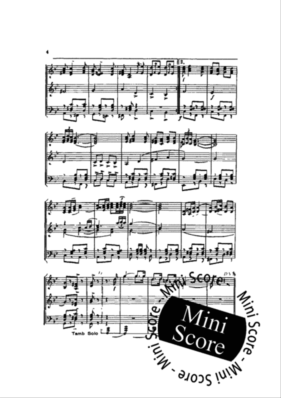 El Gato Montes Fanfare Band scores gallery preview page 6