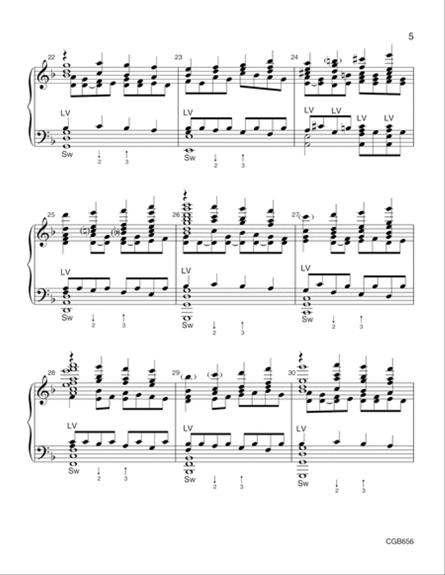 Carillon Festiva Handbell Choir scores gallery preview page 5