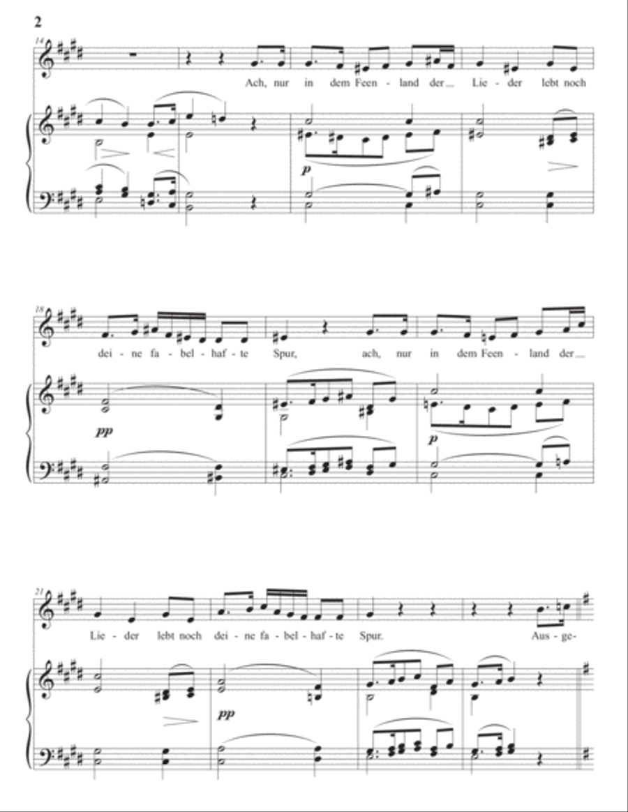 SCHUBERT: Die Götter Griechenlands, D. 677 (second version, transposed to E minor) Voice scores gallery preview page 3