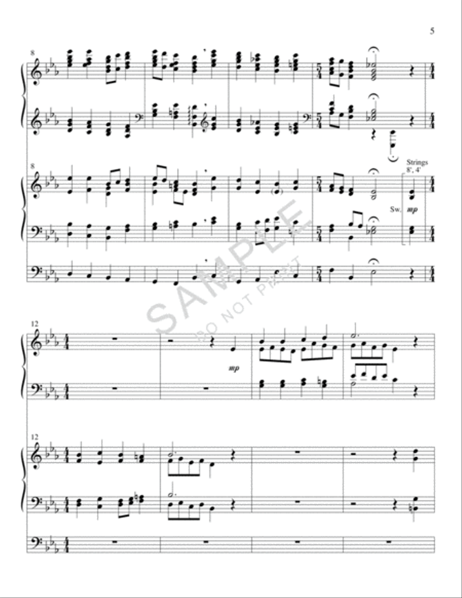All the Best for Piano and Organ Organ scores gallery preview page 3