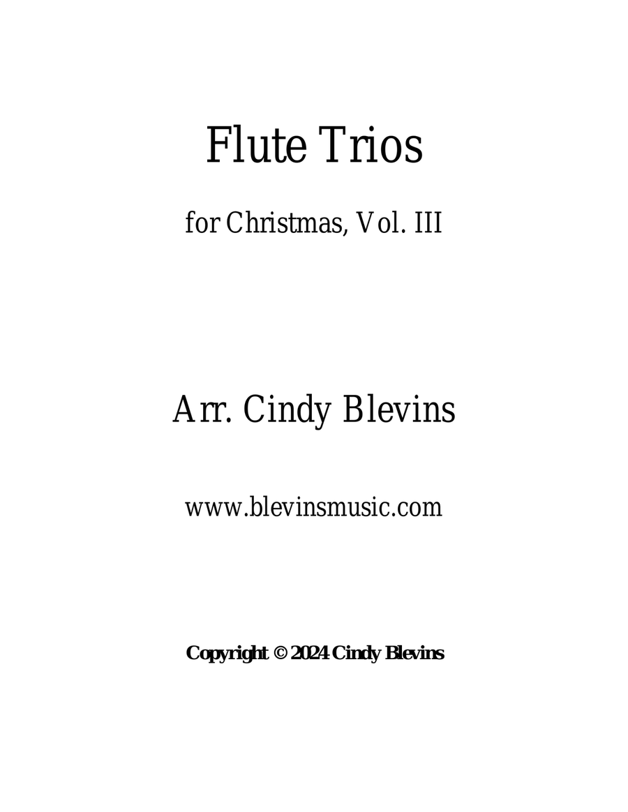 Flute Trios for Christmas, Vol. III (12 arrangements) Flute Trio scores gallery preview page 6