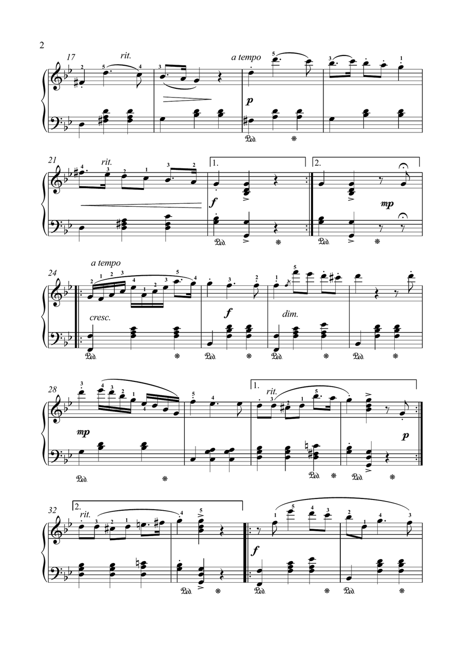 Sweet dreams by Tekla Baranowska (1834-1861) Piano Solo scores gallery preview page 2