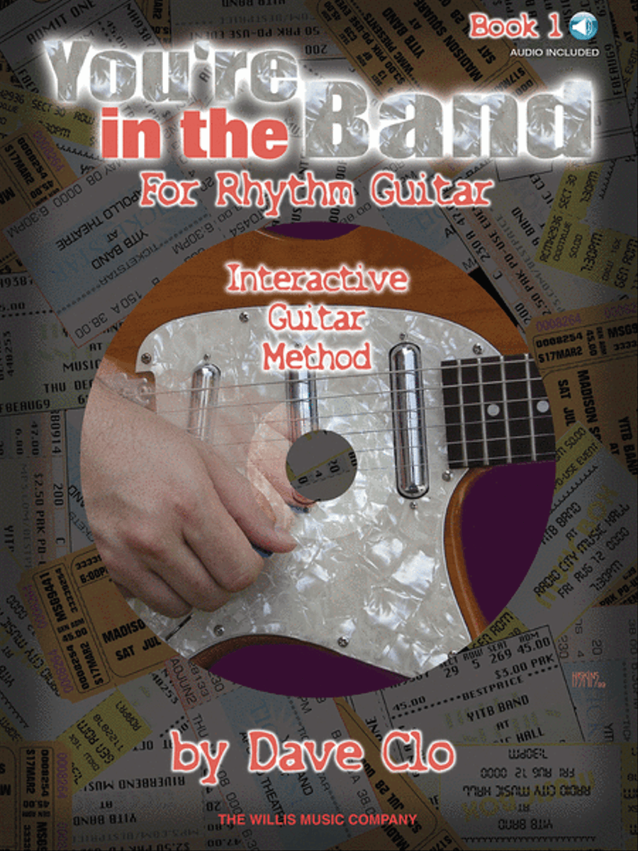 Book cover for You're in the Band – Interactive Guitar Method