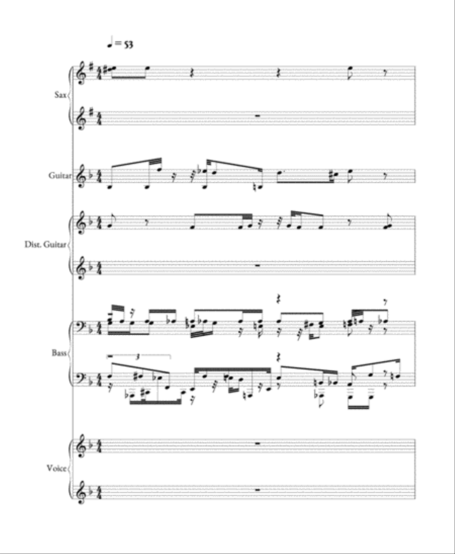03 Pista terremoto Small Ensemble scores gallery preview page 1