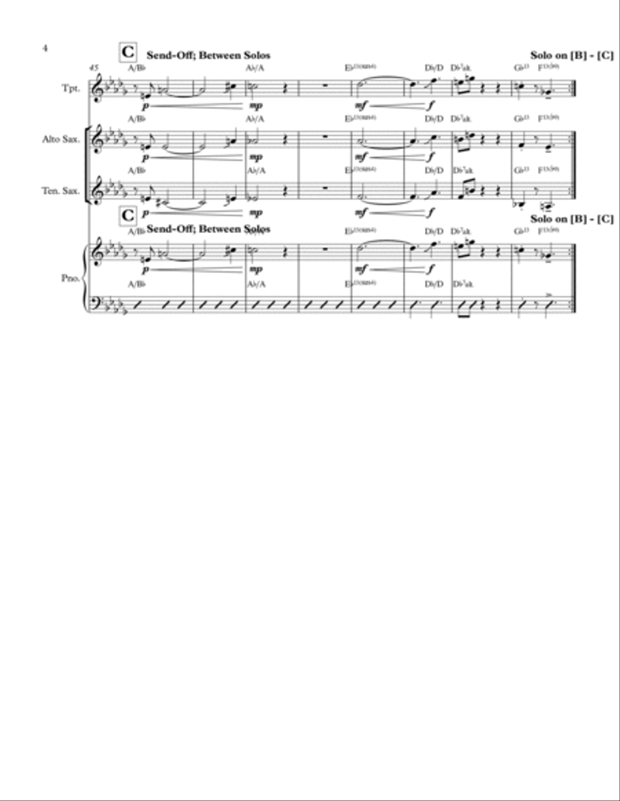 Campfire Jazz Ensemble scores gallery preview page 4