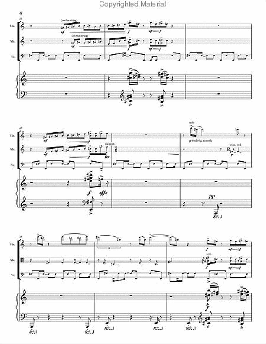 FAULT LINES Chamber Music scores gallery preview page 5