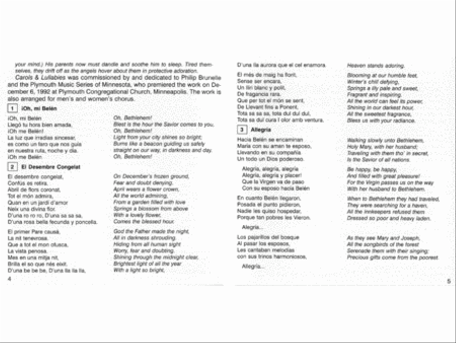 Carols and Lullabies Music for Christmas by Conrad Susa and Five American Carols CD scores gallery preview page 4