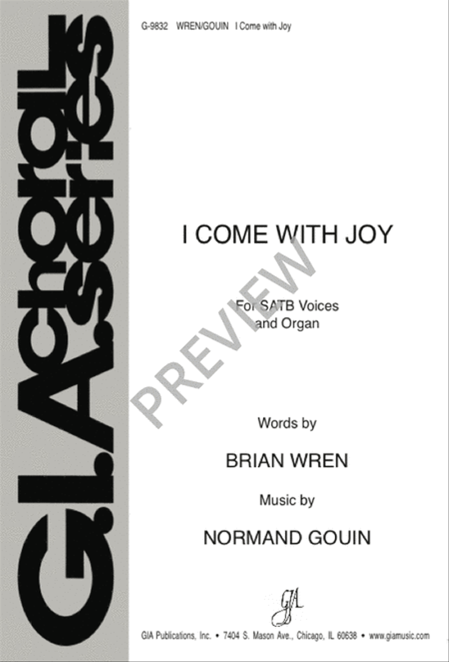 I Come with Joy 4-Part scores gallery preview page 2