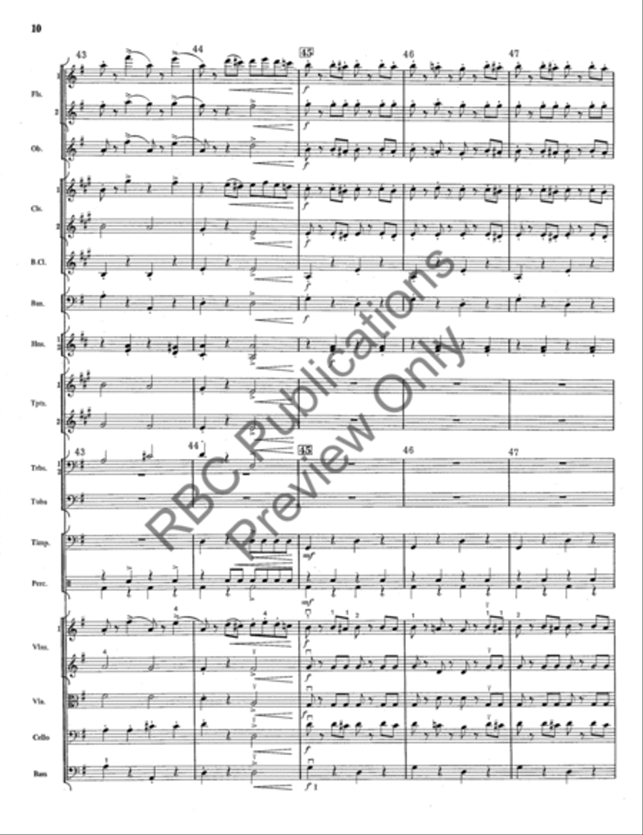Radetzky March Full Orchestra scores gallery preview page 11