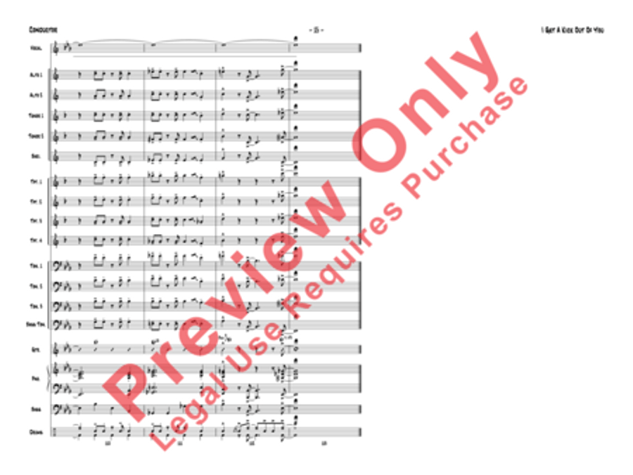 I Get a Kick Out of You Jazz Ensemble scores gallery preview page 36