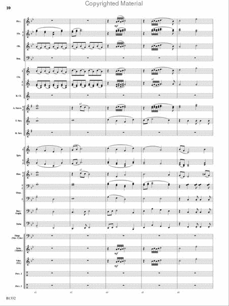 Thunderscape Concert Band scores gallery preview page 11