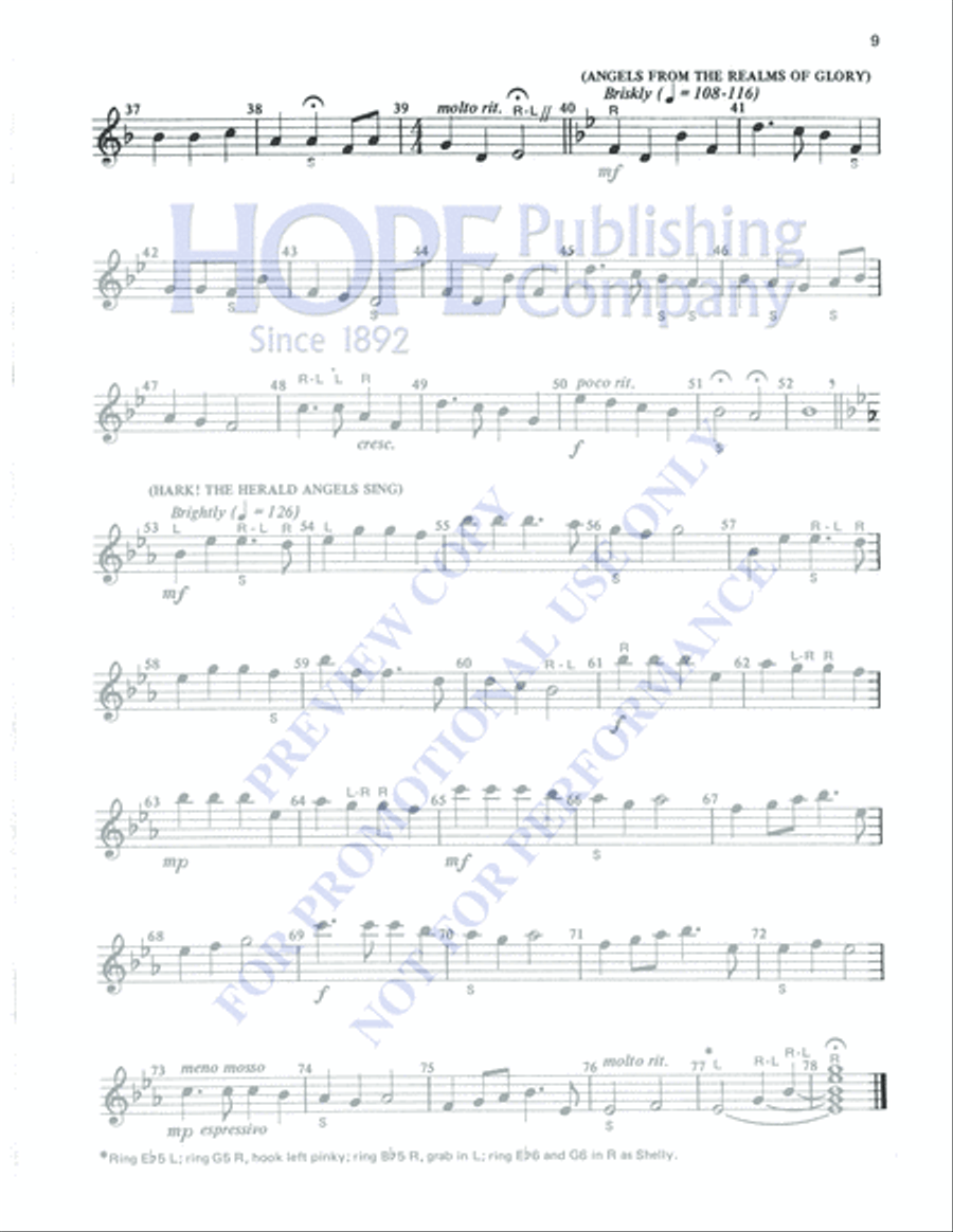 Songs for the Solo Ringer, Vol. 1 Percussion scores gallery preview page 13