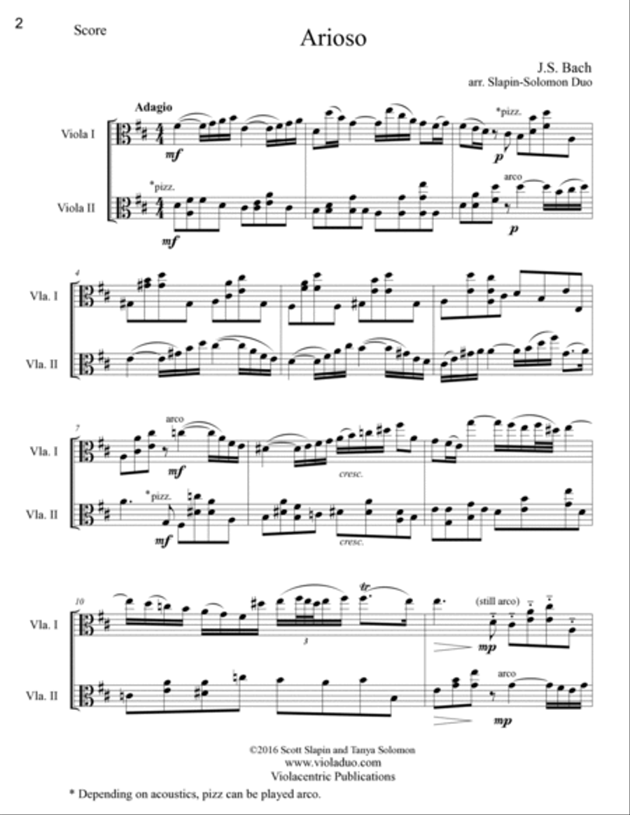 The Slapin-Solomon Duo's Big Gig Book for Two Violas String Duet scores gallery preview page 5