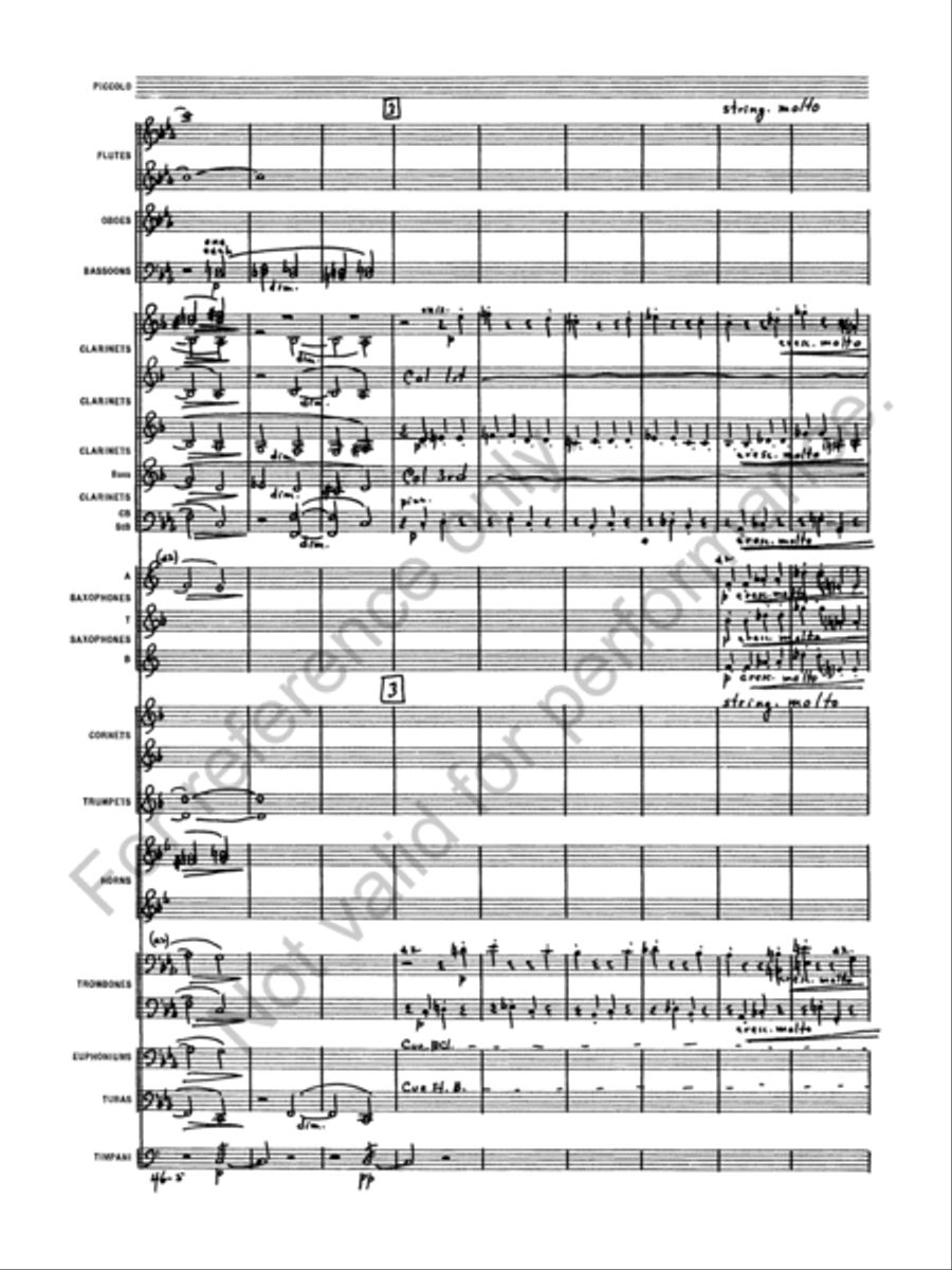 Symphony No. 1 Concert Band scores gallery preview page 7