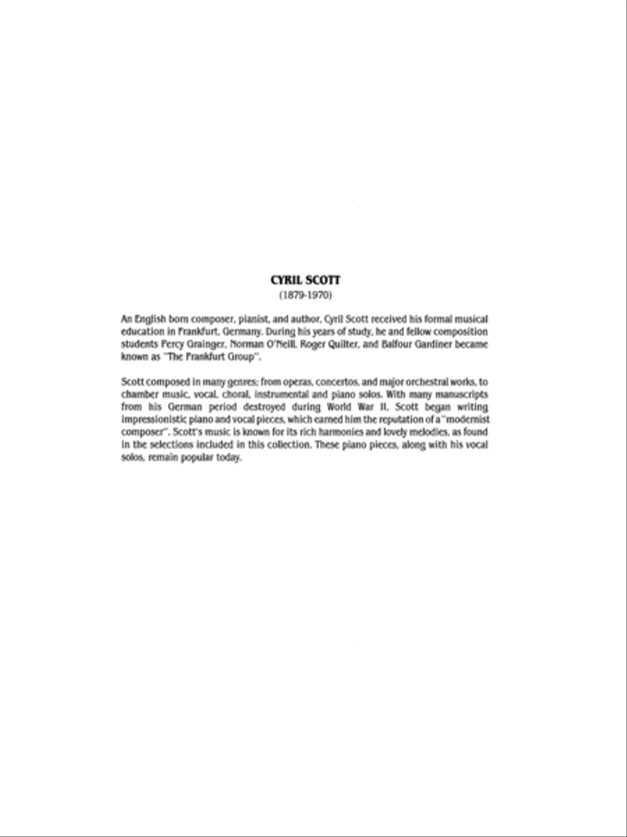Selected Piano Works Piano Solo scores gallery preview page 3