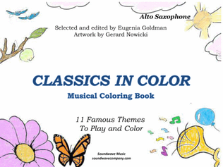 Book cover for Classics in Color (Alto Saxophone)