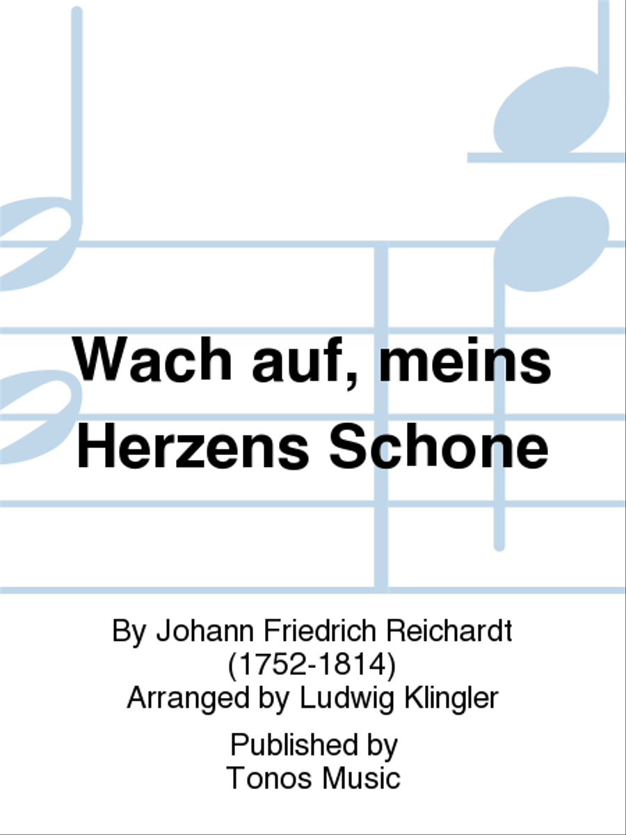 Wach auf, meins Herzens Schone SSA scores gallery preview page 1