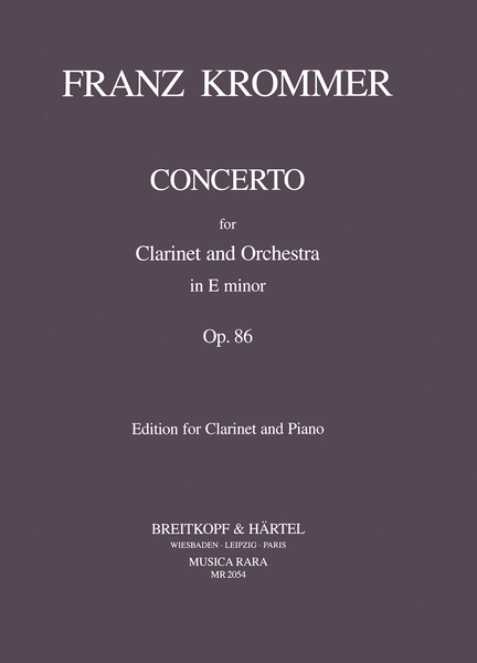 Concerto in e minor Op. 86