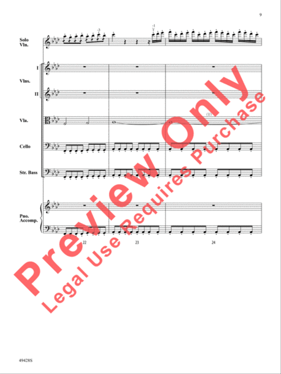 Vivaldi Rocks String Orchestra scores gallery preview page 10