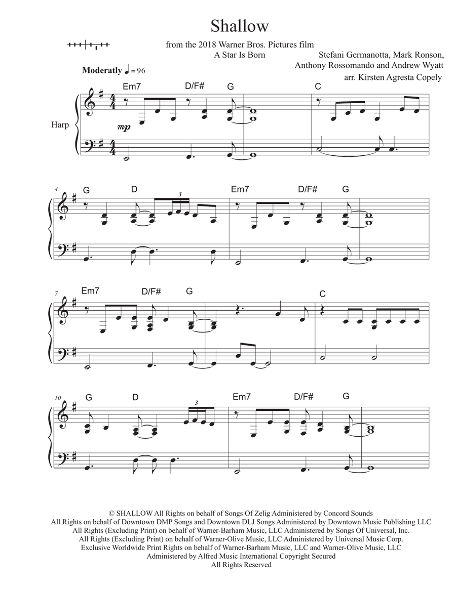 Shallow Harp scores gallery preview page 1