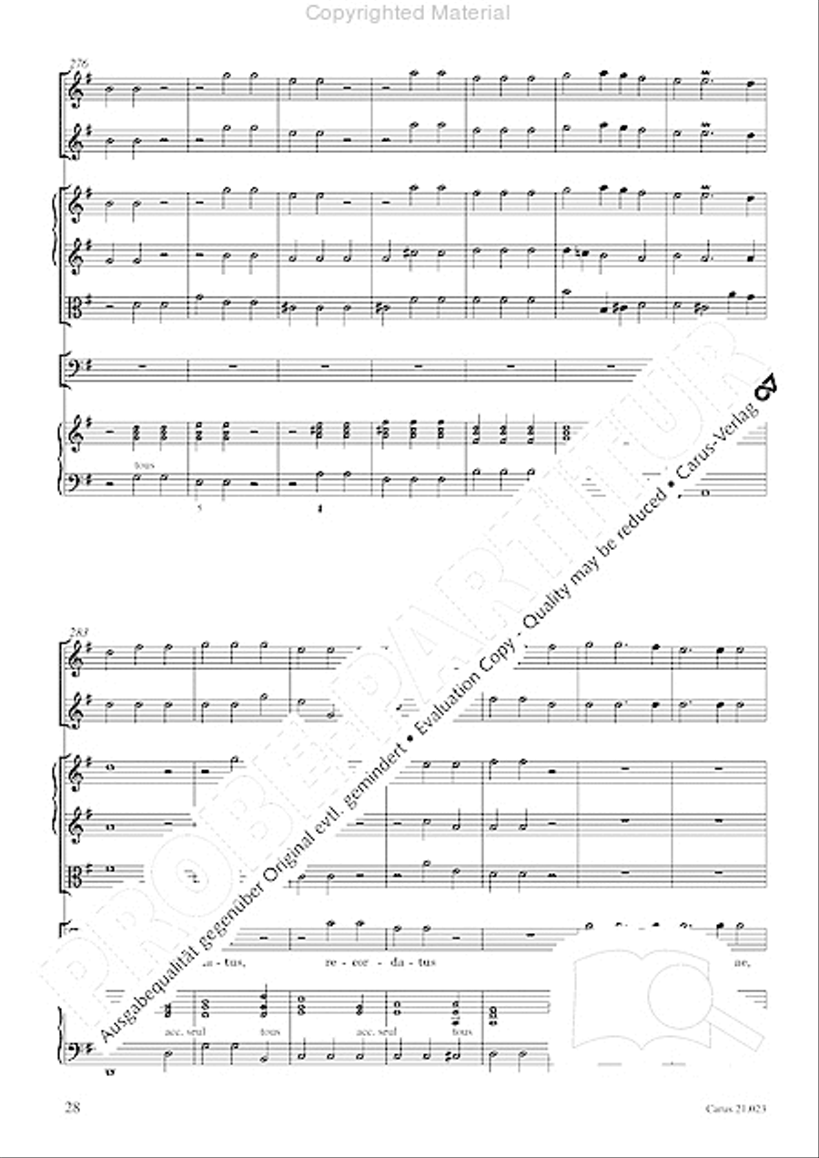 Magnificat in G SATTB scores gallery preview page 30