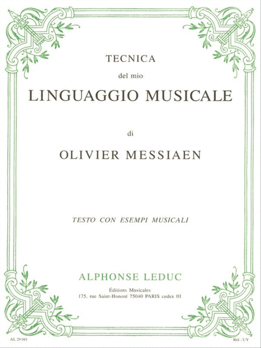 The Technique Of My Musical Language CD scores gallery preview page 1