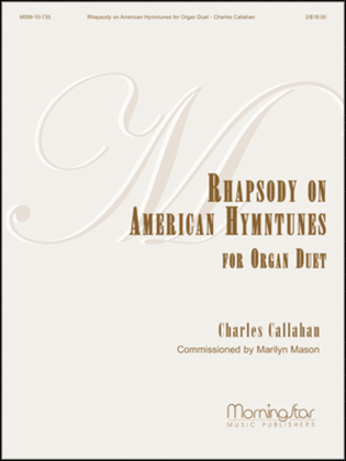 Book cover for Rhapsody on American Hymntunes for Organ Duet