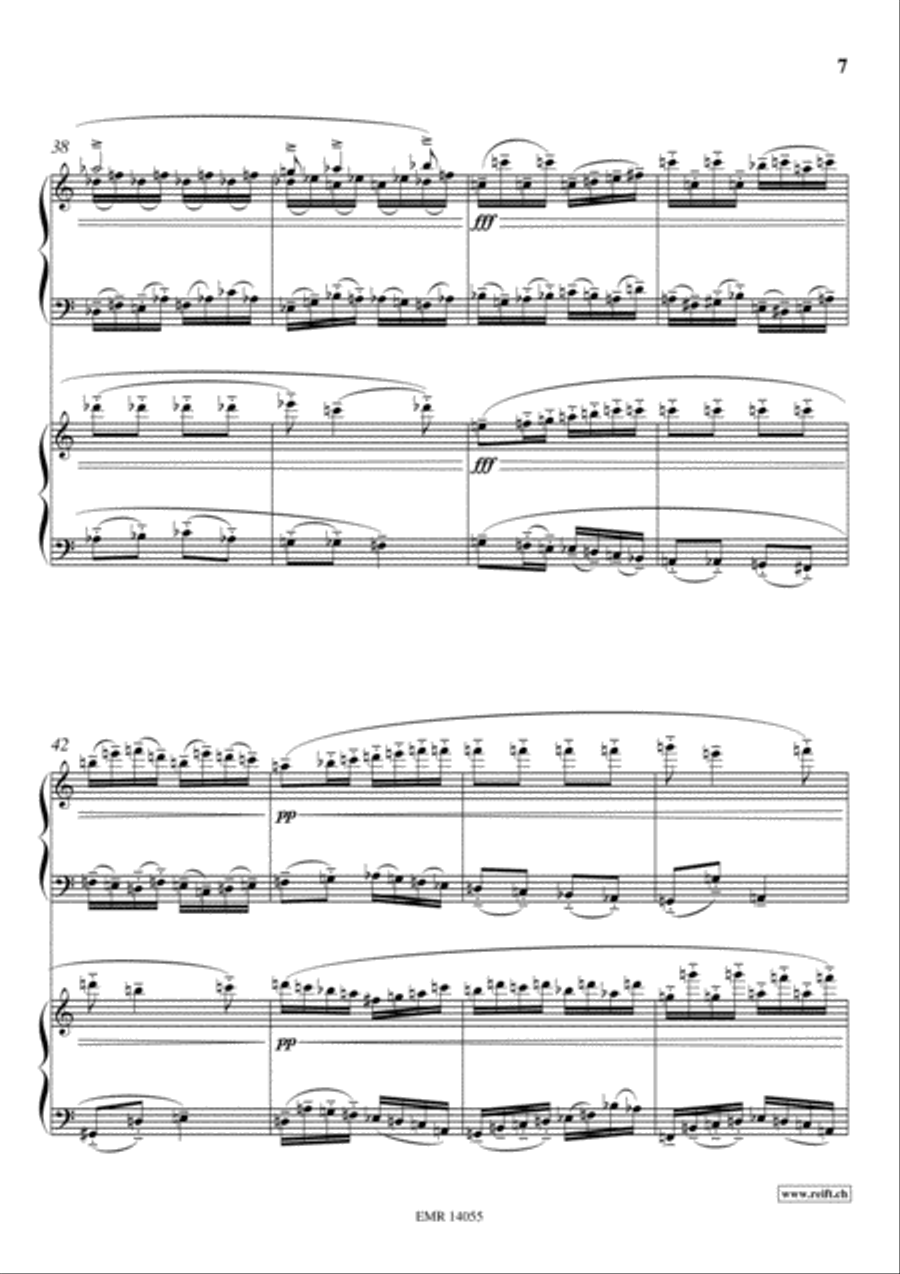 Fantasia Del Terzo Tono Fantasia Del Terzo Tono Piano Duet scores gallery preview page 7