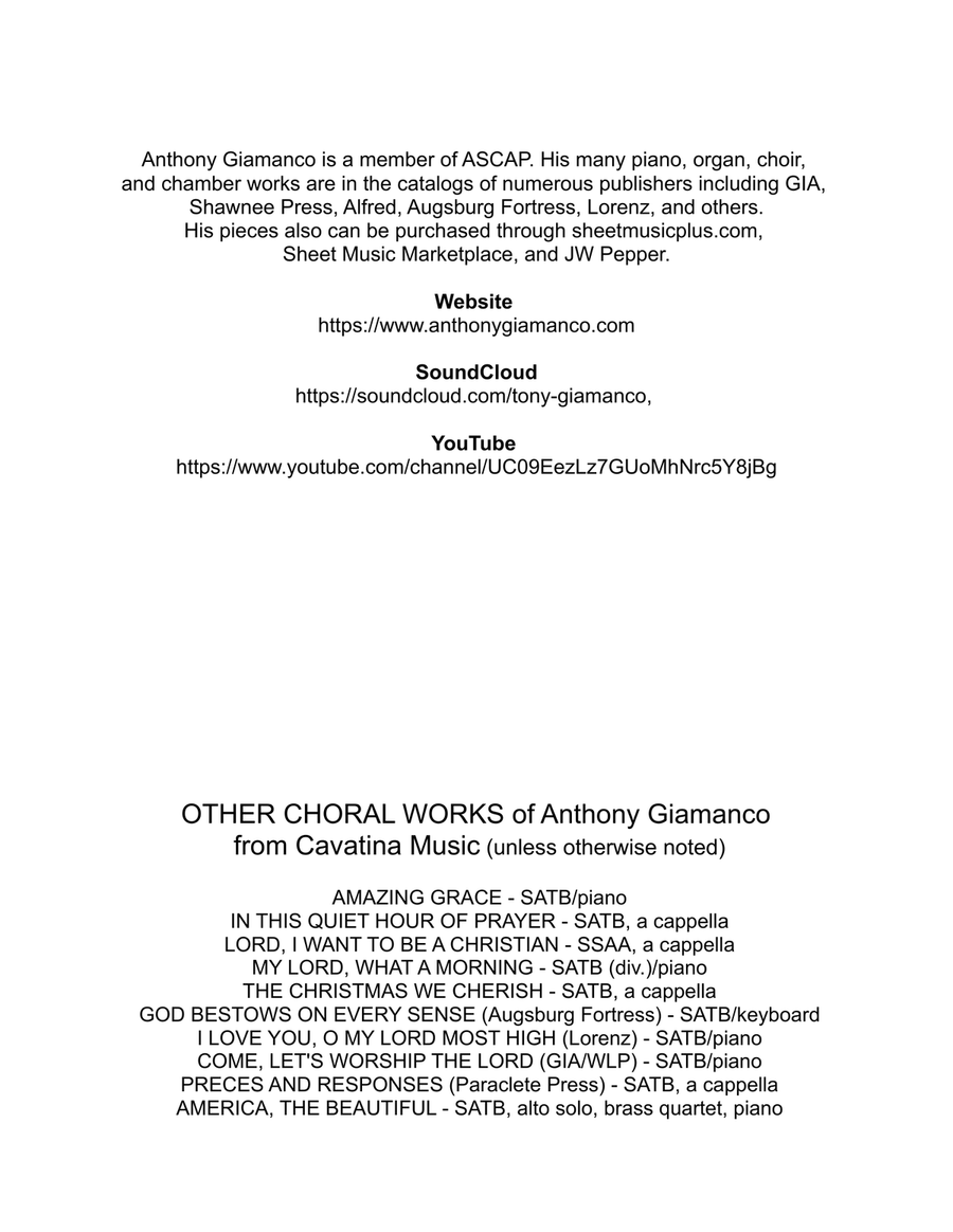 CHRIST IS THE LIGHT (SATB Choir, a cappella) 4-Part scores gallery preview page 2