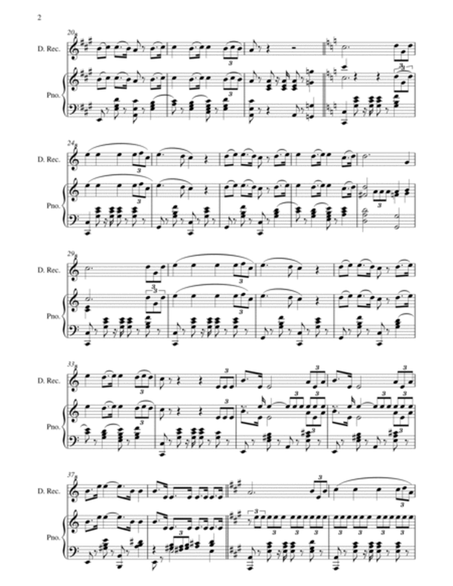 CLASSICS FOR RECORDER SERIES 12 Grand March (Aida) for Descant Recorder and Piano image number null