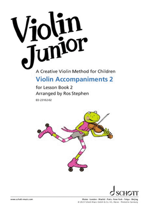 Book cover for Violin Junior: Violin accompaniments 2