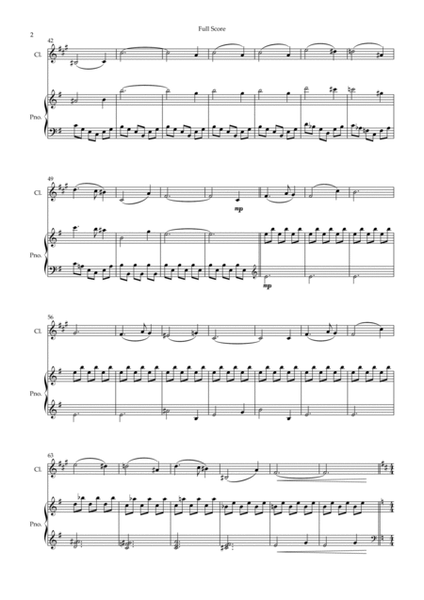 Hedwig's Theme (from Harry Potter) for Clarinet in Bb Solo and Piano Accompaniment image number null